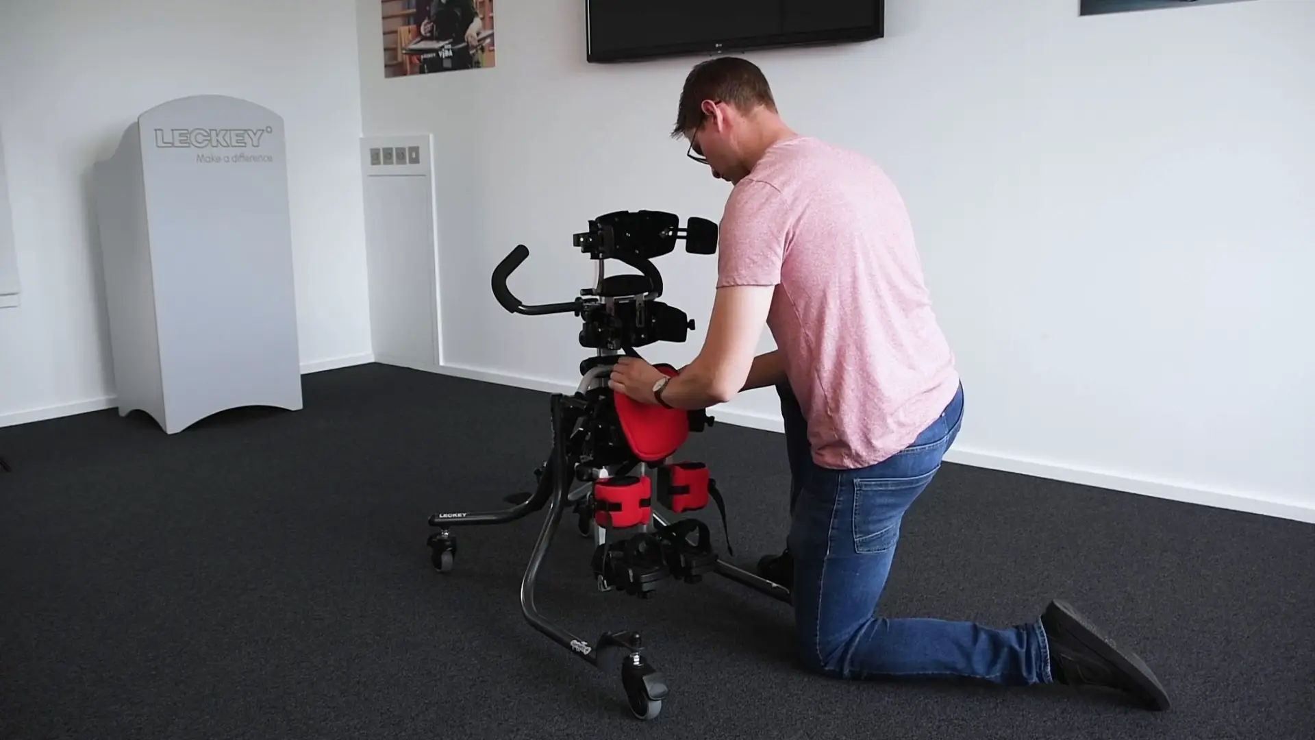 Leckey Squiggles+ Stander - Fitting the Cushions, Covers, and Support Harnesses